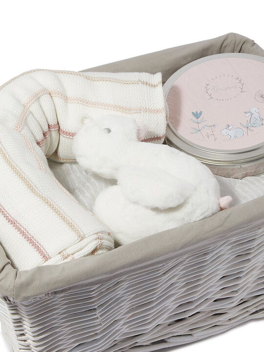 Baby Gift Hamper – 3 Piece with Swan Soft Toy image number 4
